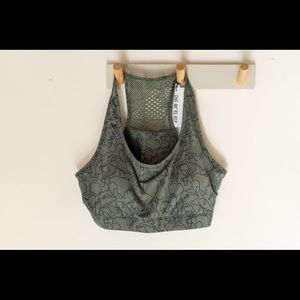 NWT Zyia Active Olive Topo Bomber Bra XL